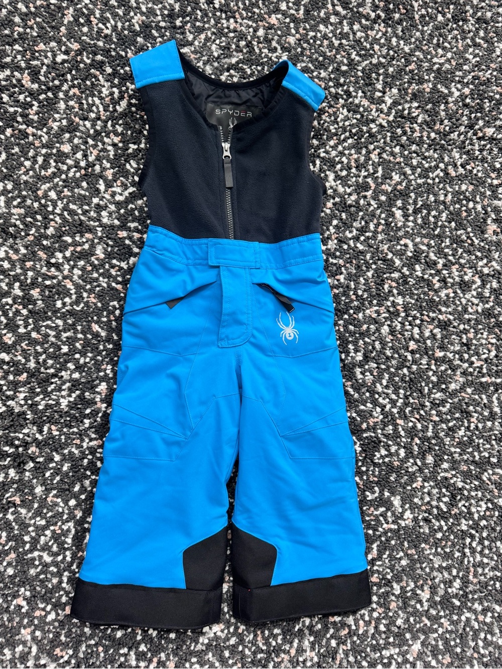 Spyder Mini Expedition Toddler Snow Bib Pants Blue Size 2